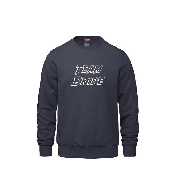 Image de CREW4-Crewneck Team Bride script carré 
