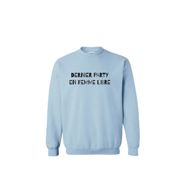 Image de CREW5-Crewneck Dernier Party femme libre