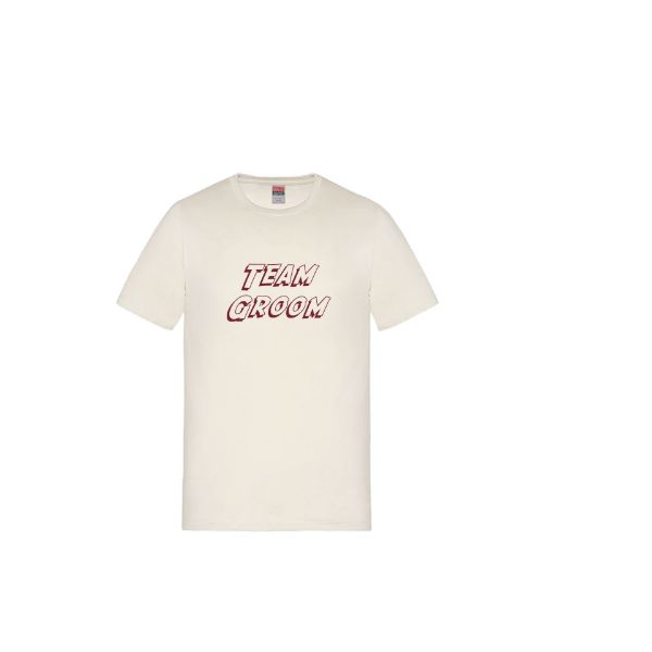 Image de TEE10 T-shirt Team Groom Script carré 