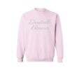 Image de CREW165-Crewneck Demoiselle d'honneur coeur sur le I