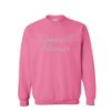Image de CREW165-Crewneck Demoiselle d'honneur coeur sur le I